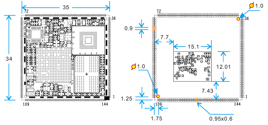 CM1126-PCB-dimension