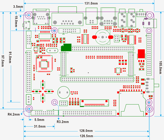 EM2416-PCB-dimension