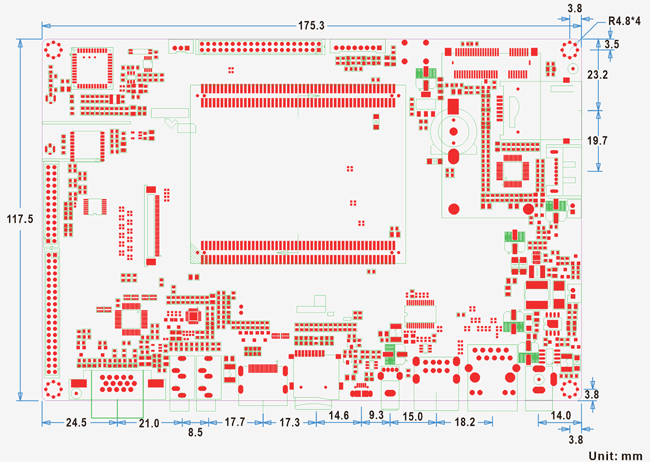 EM3288 pcb