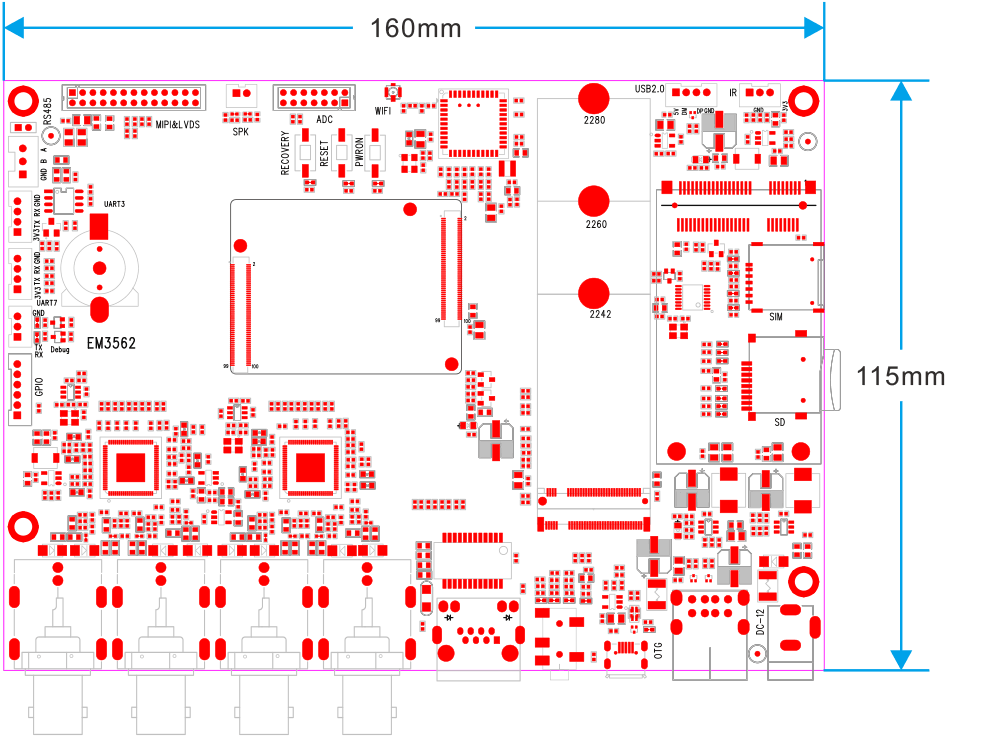 EM3562_PCB_dimension