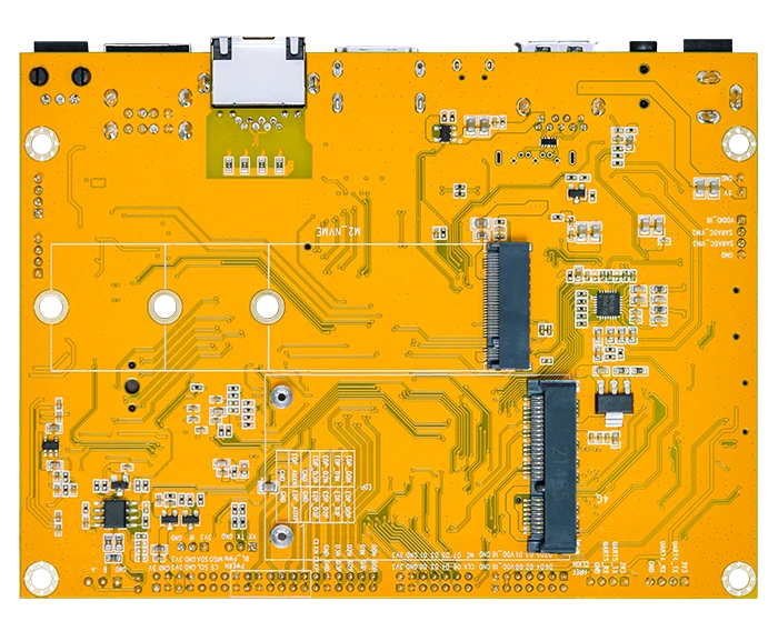 RK3566 single board computer rear