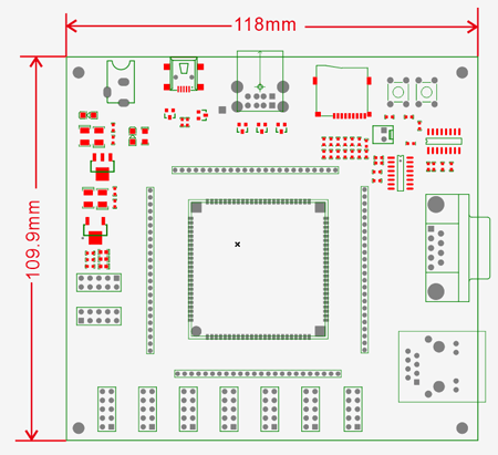 KIT9G25 PCB Dimesion